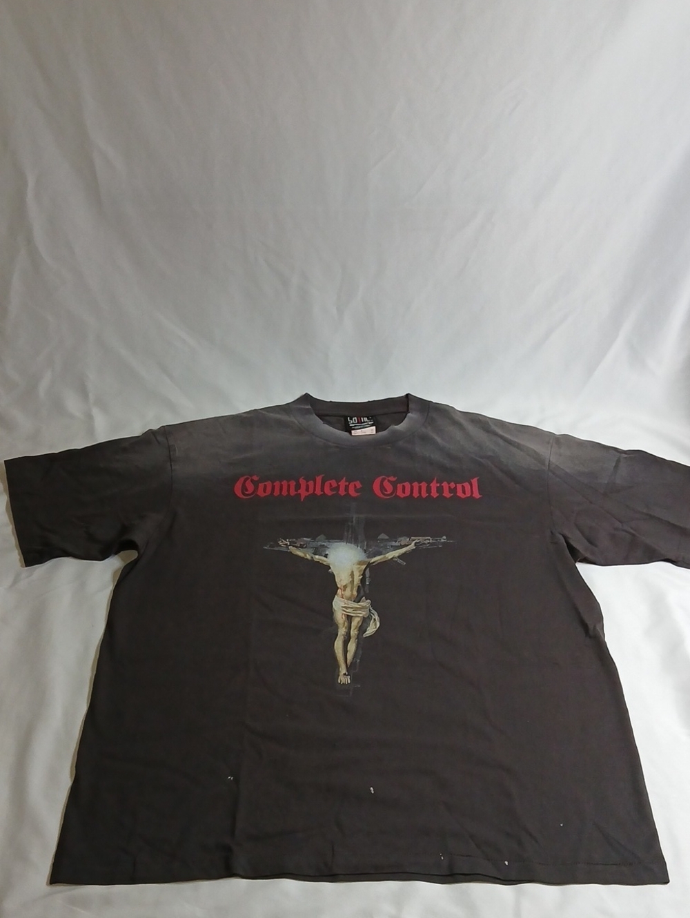 Saint Mxxxxxx Complete Control Graphic Short Sleeve Tee - Black